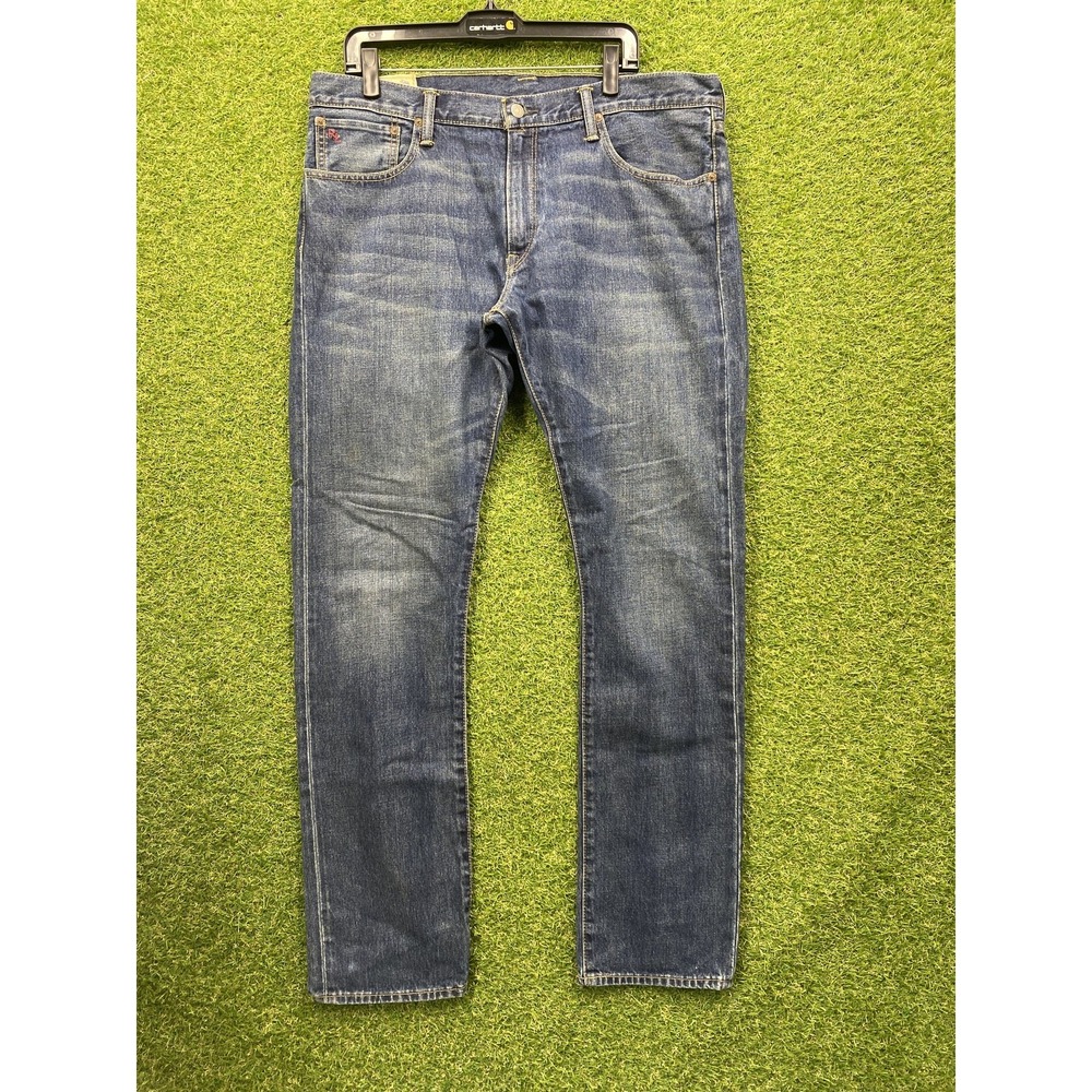 Polo Ralph Lauren Jeans Mens 36x32 Straight Fit Classic Denim Vintage RL
